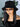 bucket hat with a wig
