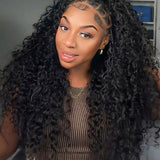 Wavymy Burmese Curly Feather Crochet Human Hair Boho Braids Time-Saving & Lightweight Hair Extension