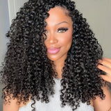 Wavymy Burmese Curly Feather Crochet Human Hair Boho Braids Time-Saving & Lightweight Hair Extension