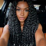 Wavymy Burmese Curly Wear Go Wig Curly Texture Wig with Finger Coil Ends 7x5 Lace Closure Wig Pre-Bleached Glueless Wig 180% Density