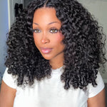24 inch human hair burmese curly wig
