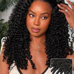 24 inch glueless burmese curly wig