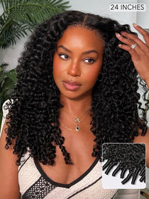 24 inch glueless burmese curly wig
