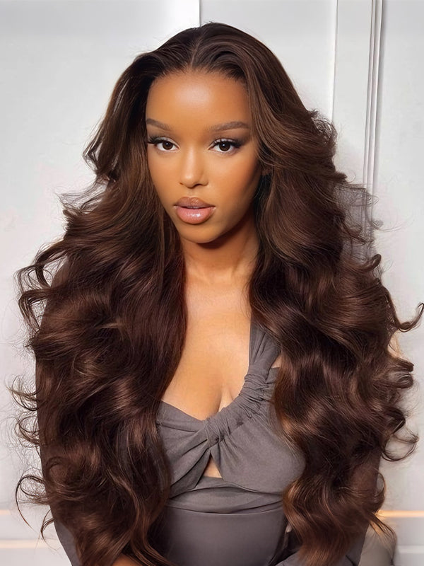 brown wig