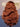 24 inch 7x5 lace copper brown body wave glueless wig back view
