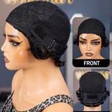 Wavymy Curly Pixie Wig Pre-styled Wig Human Hair Machine Made Short Pixie