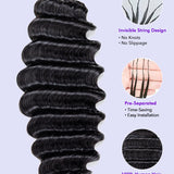 Wavymy Burmese Curly Feather Crochet Human Hair Boho Braids Time-Saving & Lightweight Hair Extension