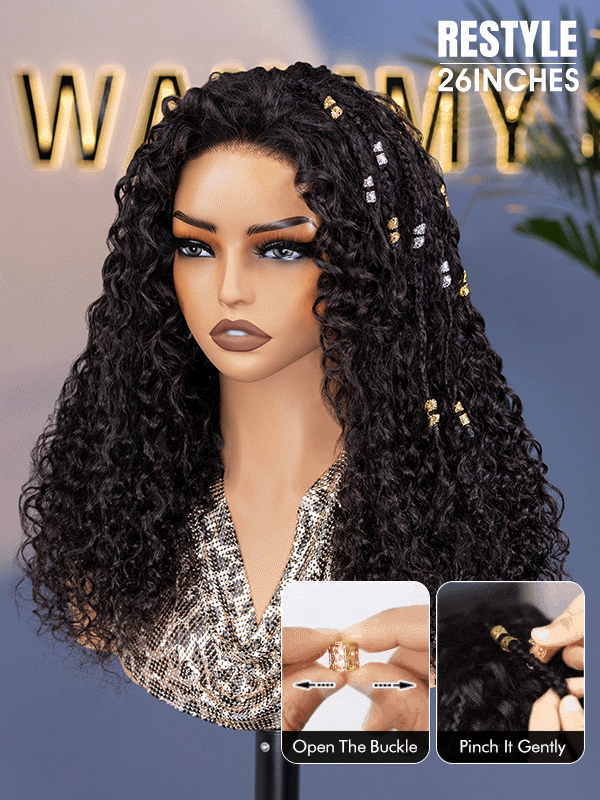 braided half wig