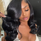 Buy 1 Get 1 | C-Part Body Wave Wear Go Glueless 7x5 Lace Wig & Curly Pixie Wig Pre-styled  Machine Made Wig