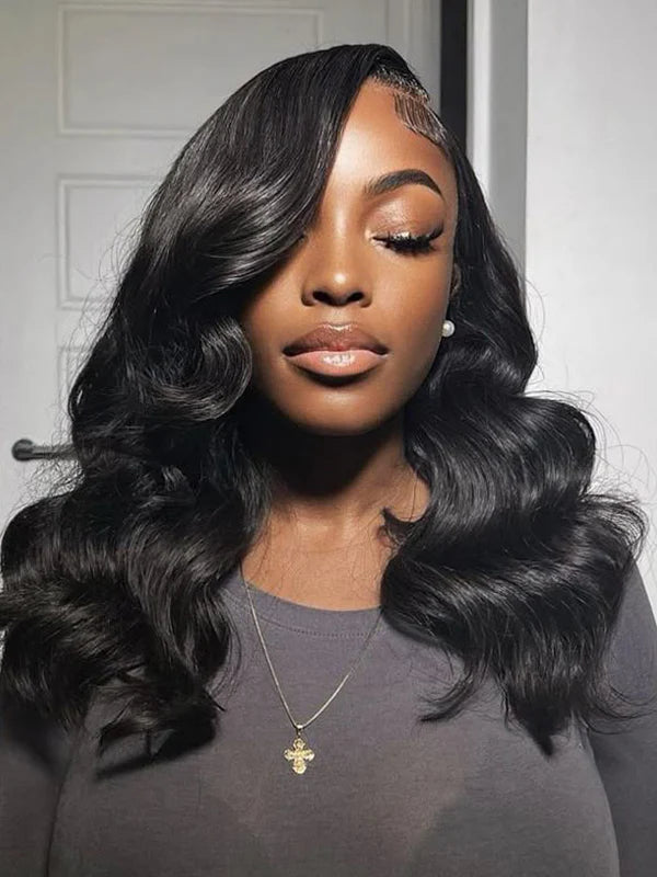 glueless body wave wig