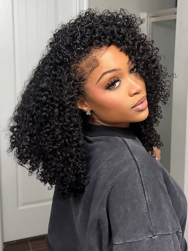 The Bigger, The Better: The Charm of Curly Wigs 1 half wig human hair