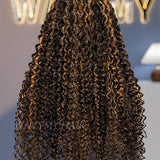 Wavymy Highlight Water Wave No Leave Out V Part Wig Human Hair Wear Go V Part Wig Beginner Friendly