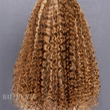 Wavymy Honey Blonde Light Highlight Wear Go Glueless Water Wave Wig 7x5 Pre-cut Pre-plucked Bleached Knots Wig 100% Human Hair