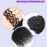 Wavymy Kinky Curly Feather Crochet Human Hair Time-Saving & Lightweight Hair Extension