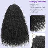 Wavymy Burmese Curly Feather Crochet Human Hair Boho Braids Time-Saving & Lightweight Hair Extension