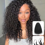 Wavymy Kinky Curly Feather Crochet Human Hair Time-Saving & Lightweight Hair Extension