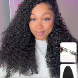 Wavymy Kinky Curly Feather Crochet Human Hair Time-Saving & Lightweight Hair Extension