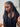 human hair kinky straight half wig with spiral curly ends