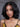 middle part layered wave bob wig