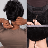 Wavymy Upgrade 13x6 Max Lace Frontal Wear & Go Wigs Dome Cap Glueless Straight Wigs 180% Density