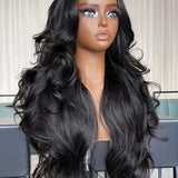Wavymy Pre-Styled Butterfly Cut Layer Yaki Straight Natural Wave Wig Beginner Friendly V Part Wig Human Hair Wig 250% Density