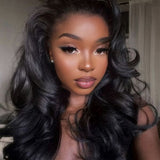 pre-styled butterfly cut yaki straight natural wave glueless wig