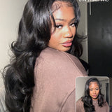 Wavymy Pre-Styled Butterfly Cut Layer Yaki Straight Natural Wave Wig Beginner Friendly V Part Wig Human Hair Wig 250% Density