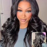 Wavymy Pre-Styled Butterfly Cut Layer Yaki Straight Natural Wave Wig Beginner Friendly Wig Human Hair Wig 250% Density