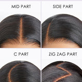 Wavymy Upgrade 13x6 Max Lace Frontal Wear & Go Wigs Dome Cap Glueless Straight Wigs 180% Density