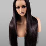Wavymy Upgrade 13x6 Max Lace Layered Cut Straight Wear & Go Wigs Dome Cap Glueless Wigs 180% Density