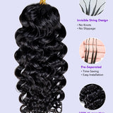 Wavymy Burmese Curly Feather Crochet Human Hair Boho Braids Time-Saving & Lightweight Hair Extension