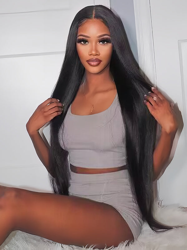 Can black people have straight hair