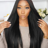 Wavymy Silky Press Yaki Straight M-Cap 9x6 Lace Wear & Go Pre-Everything Wig 180% Density