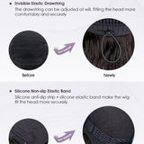 Wavymy Upgrade Afro Curly Glueless V Part Wig Human Hair Wear Go No Leave Out V Part Wig For Women 180% Density