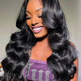 Wavymy Skin Lace M-Cap 9x6 Body Wave HD Lace Wear Go Wigs Pre-bleached Wigs 180% Density