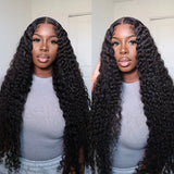Wavymy HD Lace Wear & Go Wigs Dome Cap Glueless Water Wave 4x6 Lace Closure Wig 180% Density