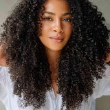 Wavymy Upgrade 13x6 Max Lace Frontal Kinky Curly Wear & Go Wigs Dome Cap Glueless Wigs 180% Density
