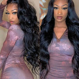 CLEARANCE SALE | Body Wave 13*4*1 Lace Part  Wigs Human Hair adjustable Perfectly fit belt Long Wig