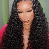 Flash Sale | Kinky Curly 13*4*1 Lace Part  Wigs Human Hair adjustable Perfectly fit belt Long Wig