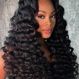 Wavymy 9x6 Skin Lace Loose Deep Wave M-Cap Wear & Go Pre-bleached Wig 180% Density