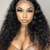 Wavymy Natural Hairline Deep Wave 5x5 HD Lace Closure Wig Human Hair Wigs