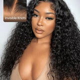 Wavymy Water Wave Wear Go Wigs Dome Cap Glueless 13x4 HD Lace Front Wigs 180% Density