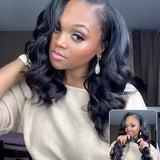 Wavymy Body Wave Miracle Knots Feather Crochet Human Hair Boho Braids Lightweight Hair Extension