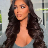 Wavymy Water Wave 13x4 & 13x6 Lace Frontal Wig Natural Color Wig 180% Density Human Hair