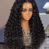 Wavymy 9x6 Skin Lace Deep Wave M-Cap Wear & Go Pre-bleached Wig 180% Density