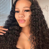 Wavymy 9x6 Skin Lace Deep Wave M-Cap Wear & Go Pre-bleached Wig 180% Density