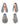 headband body wave grey hair wigs
