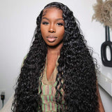 Wavymy Water Wave HD Lace Front Wig 13x4 Lace Wig Natural Color Wig