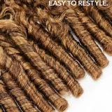 Wavymy Highlight Burmese Curly Half Wig Seamless Flip Over Wig Beginner Friendly No Lace No Glue Human Hair 180% Density