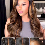 highlight balayage body wave pre everything wear and go wigs